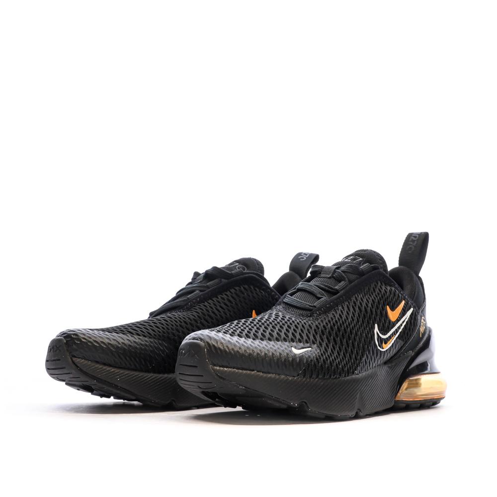 Baskets Noir Garçon Nike Air Max 270 vue 6