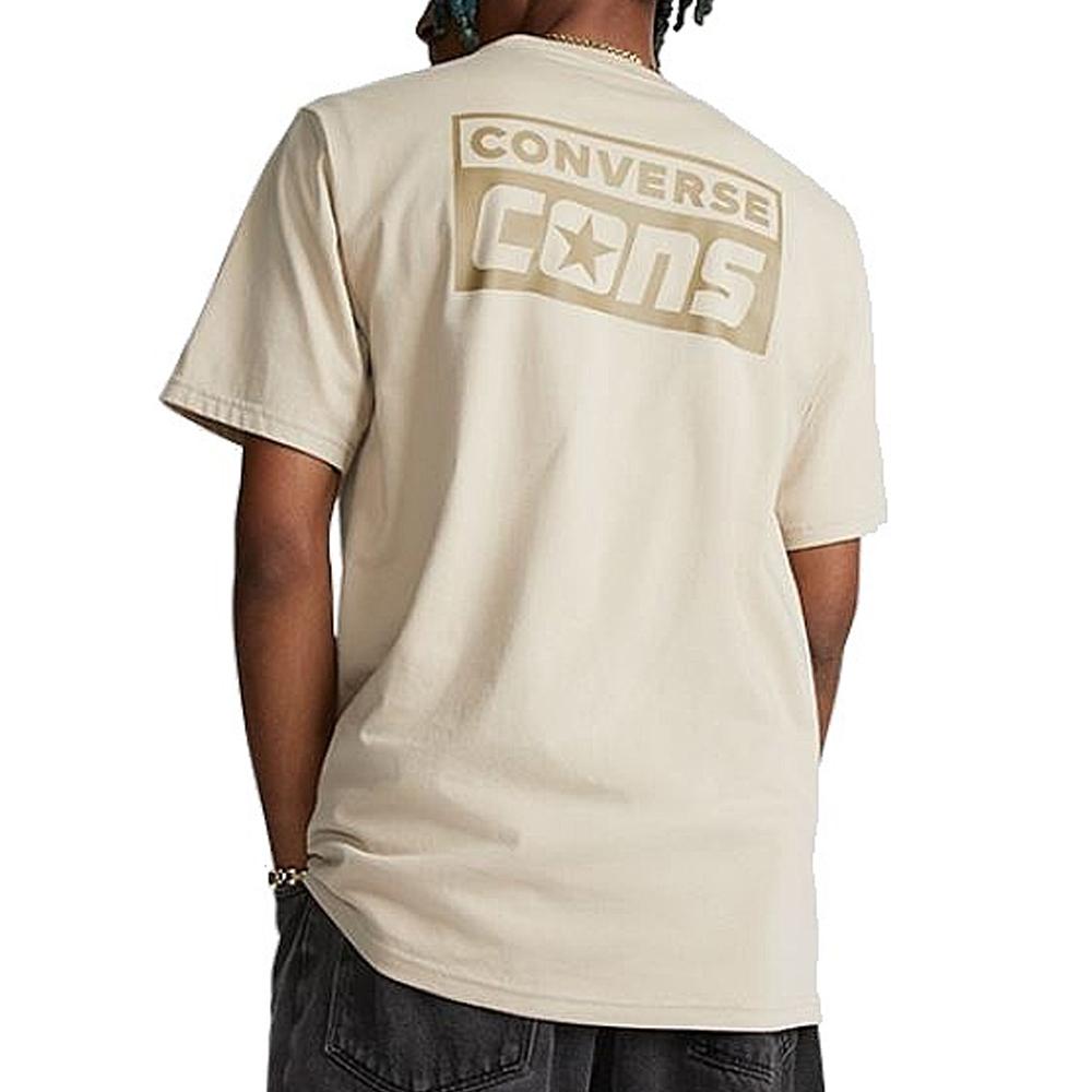 T-shirt Beige Homme Converse Cons Graphic vue 2