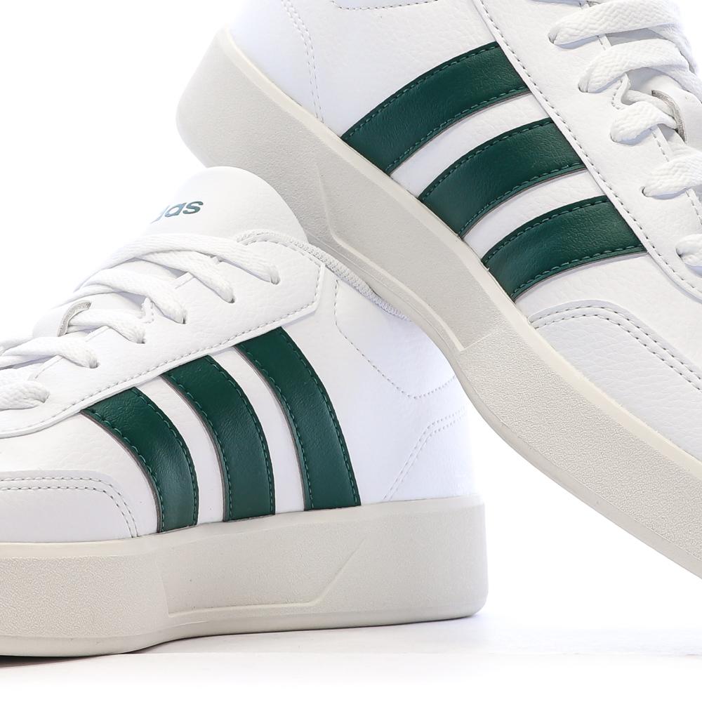 Zapatillas blancas/verdes para hombre Adidas Breaknet 3.0 ver 7