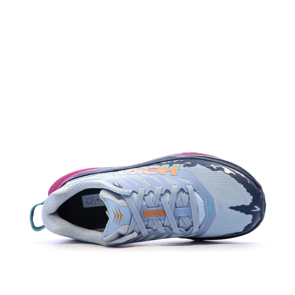 Chaussures de Trail Bleu/Rose Femme Hoka Torrent 4 vue 4