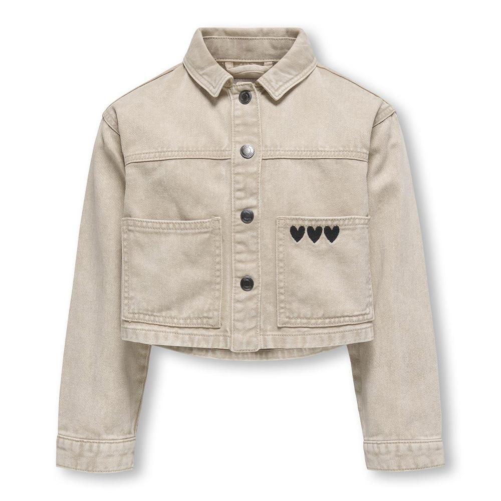 Veste Beige Fille Kids ONLY Sophie pas cher