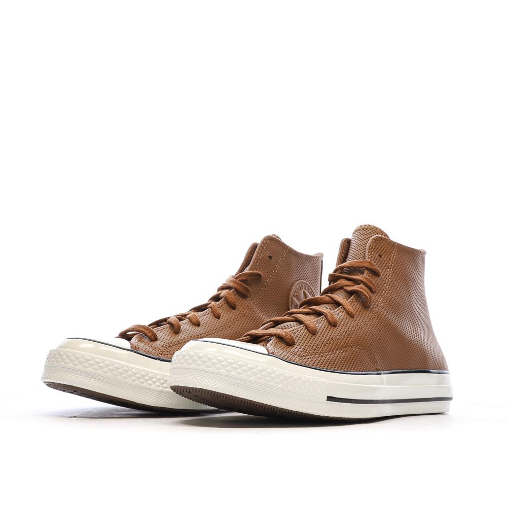 Baskets Marrons Homme Converse Chuck 70 Leather A09148C vue 6