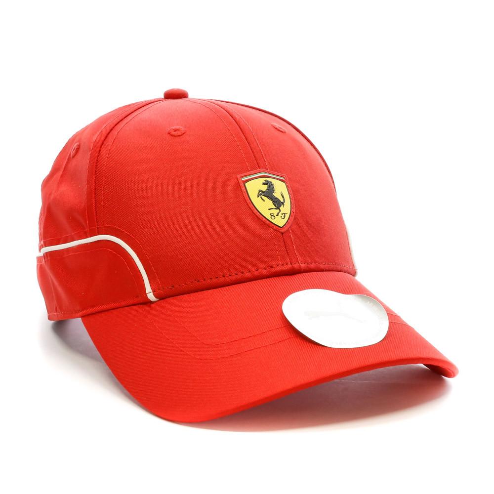 Casquette Rouge Homme Puma Ferrari Race vue 2