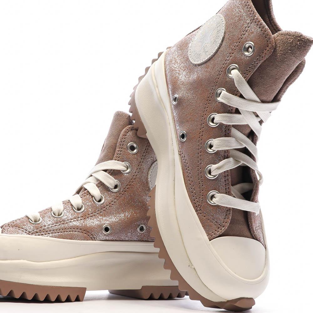 Baskets Rose à paillettes Femme Converse Run Star Hike A11578C vue 7