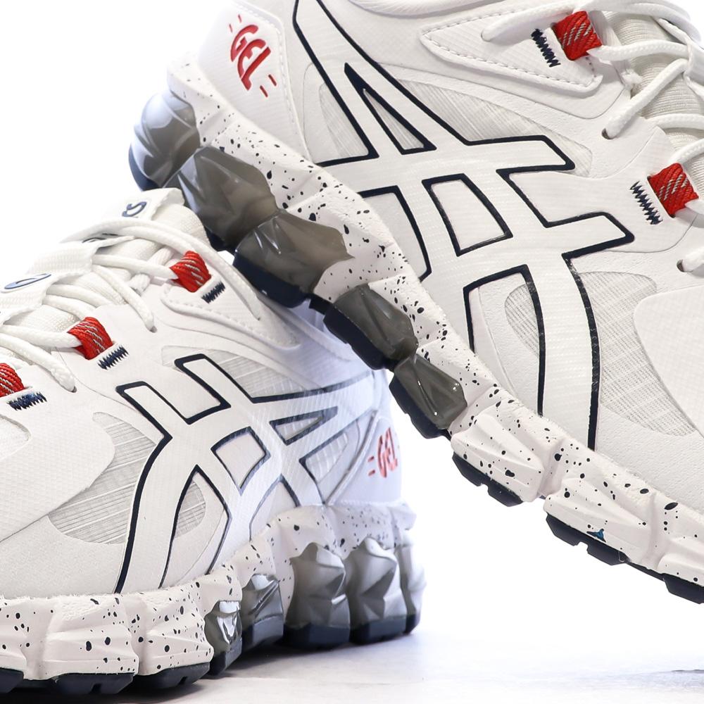 Chaussures de running Blanches/Marines Homme Asics Quantum vue 7