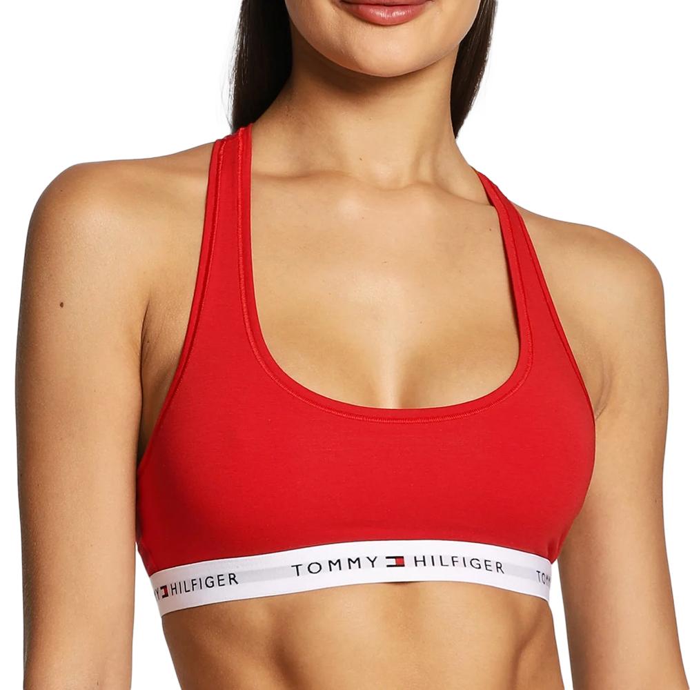 Brassière Rouge FemmeTommy Hilfiger Sport pas cher