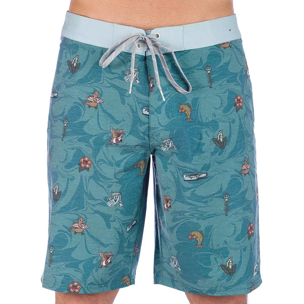 Short de bain Bleu Homme Salty Crew Bonzarelly pas cher
