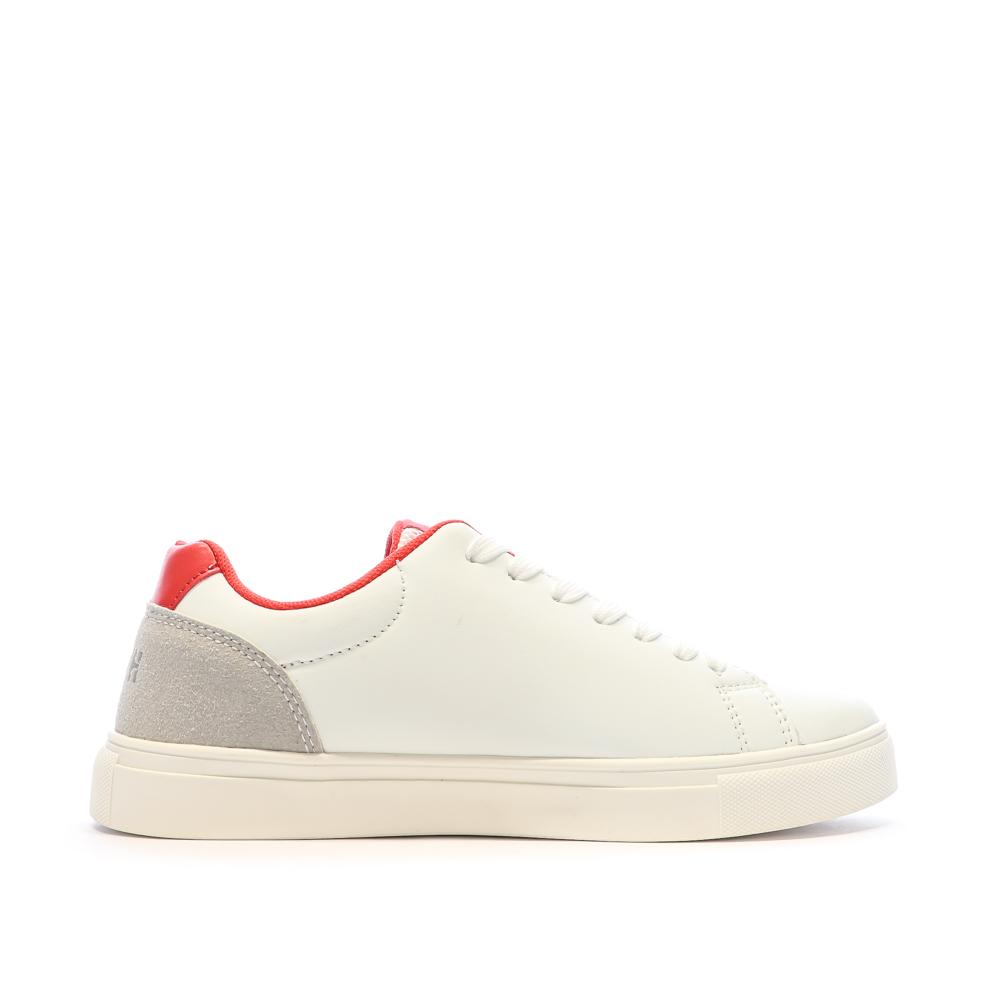 Baskets Blanches/Rouge Garçon Teddy Smith 1786 vue 2
