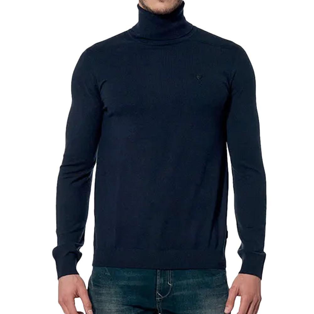 Pull Col Roulé Marine Homme Kaporal Arianh pas cher