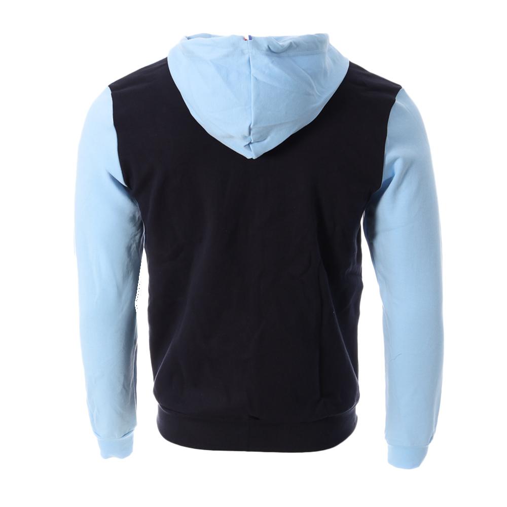 Sweat Zippé Bleu/Noir Homme Le Coq Sportif Ab Fanwear vue 2