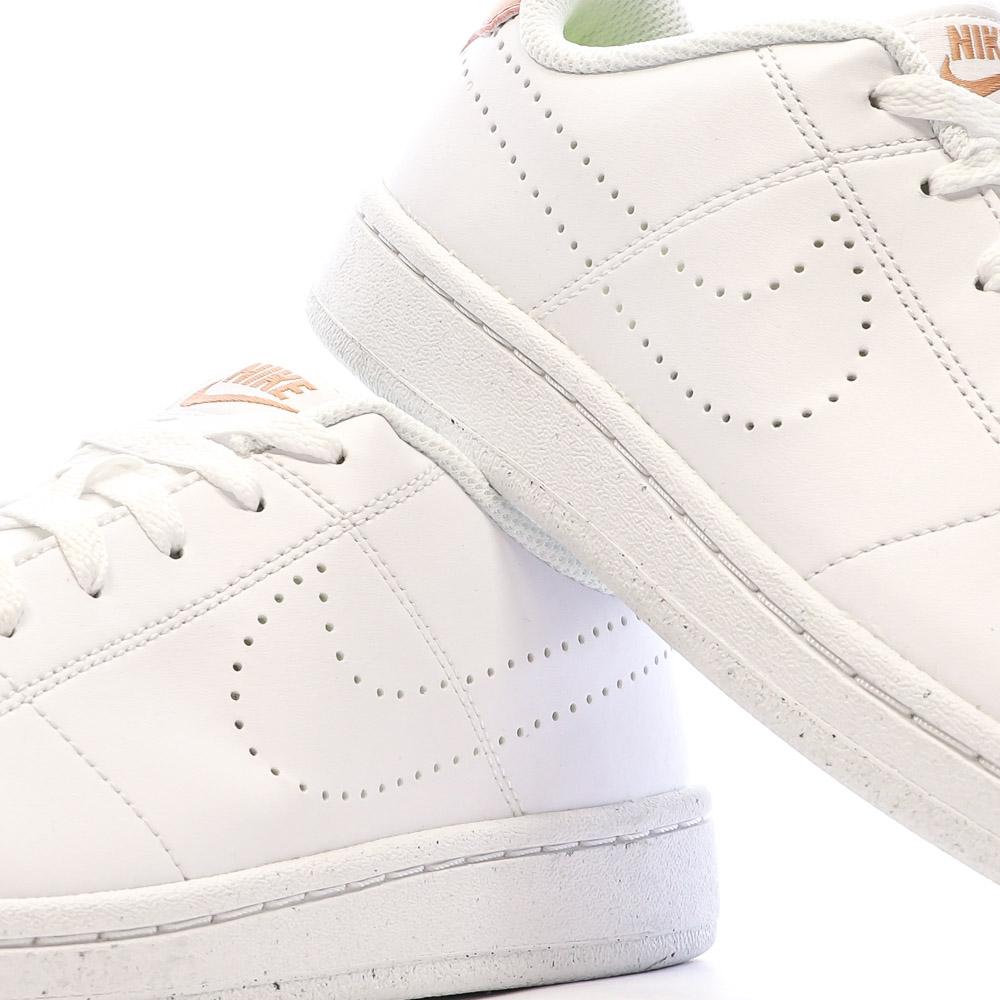 Baskets Blanches/Rose Femme Nike Court Royale 2 vue 7