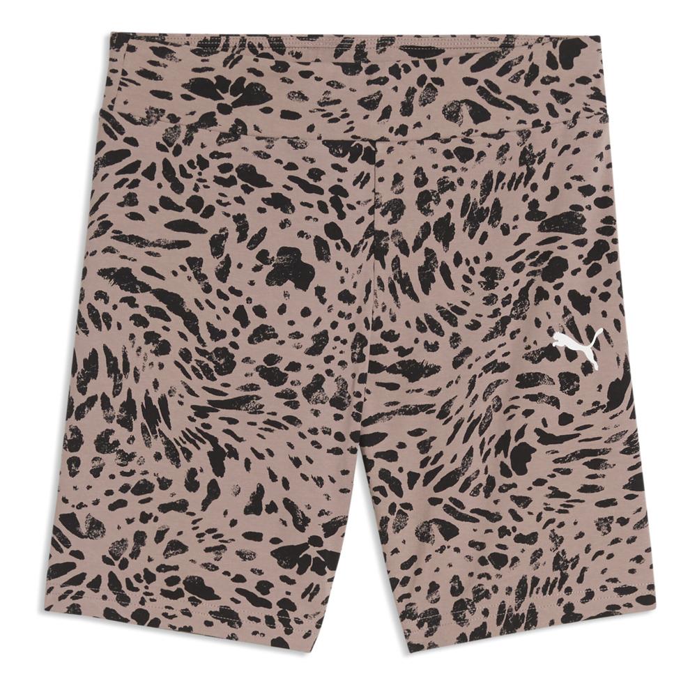 Short Beige/noir/Rose Fille Puma Ess Graphic Animal pas cher