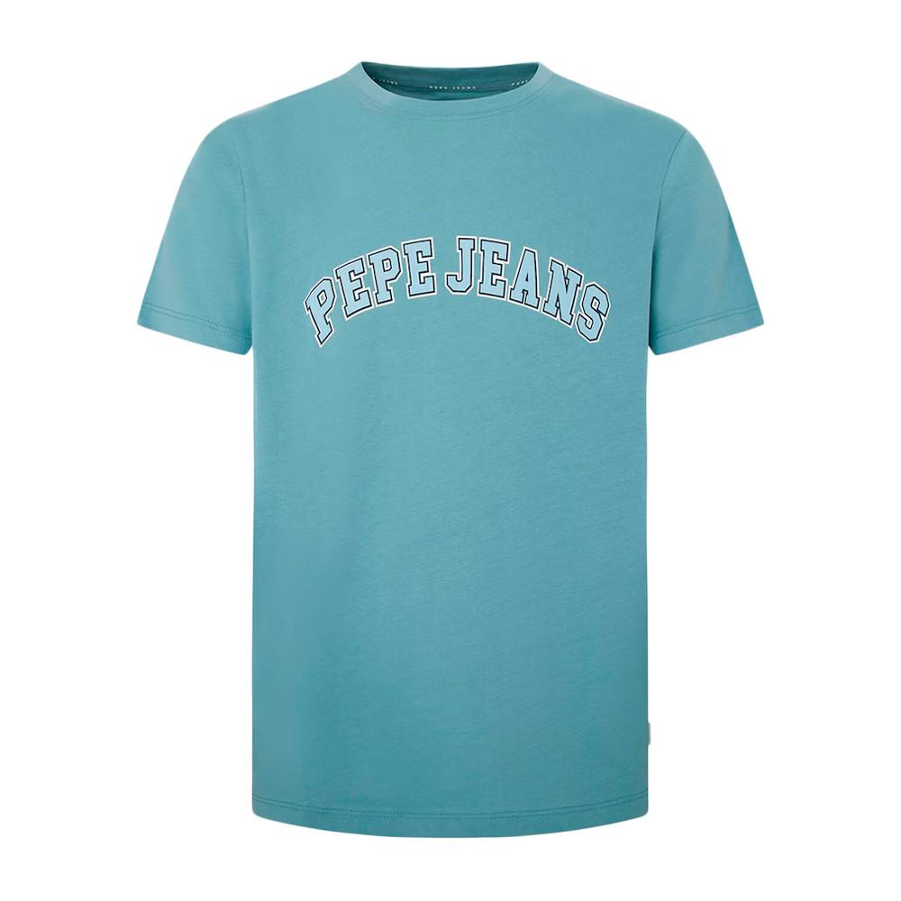 T-shirt Bleu Homme Pepe jeans Clement pas cher