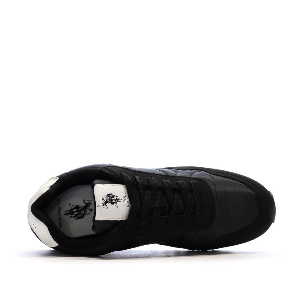 Baskets Noires Homme US Polo ASSN Sneakers vue 4