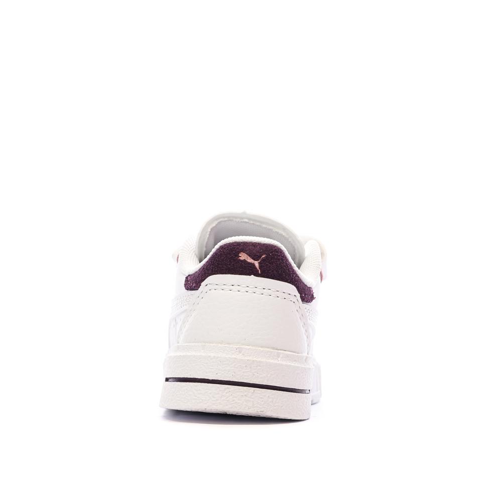 Baskets Blanc/Rose Puma Cali Court Match vue 3