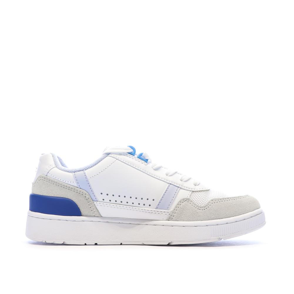 Baskets Blanches/Bleu Femme Lacoste Clip 124 vue 2