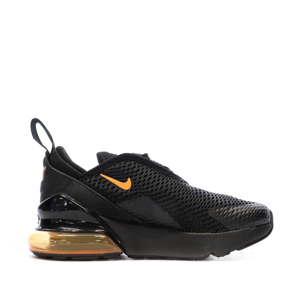 Baskets Noir Garçon Nike Air Max 270 vue 2