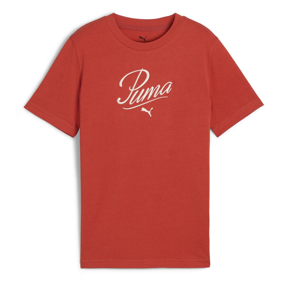 T-Shirt Terracotta Fille Puma Script pas cher