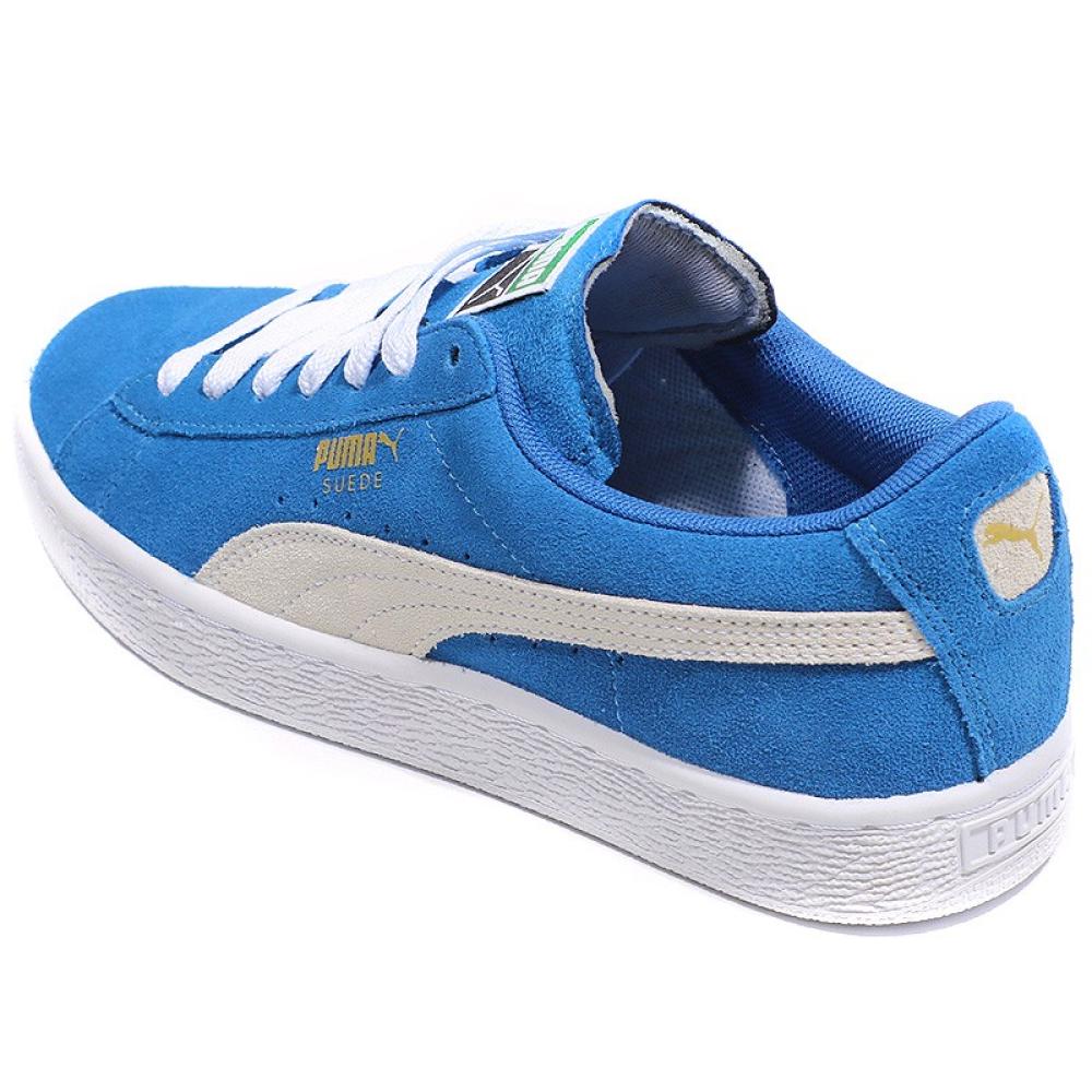 Baskets Bleu Mixte Puma Suède Classique vue 5