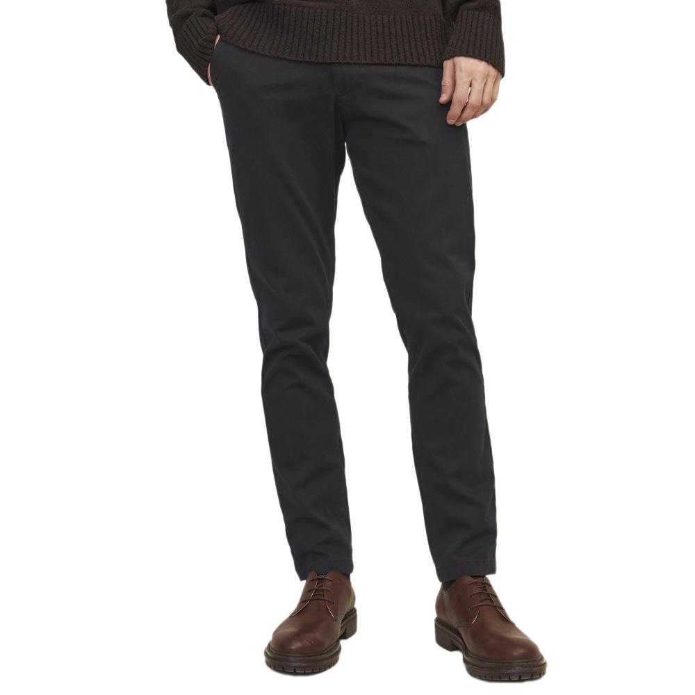 Chino Noir Homme Jack & Jones Marco 12234107 pas cher