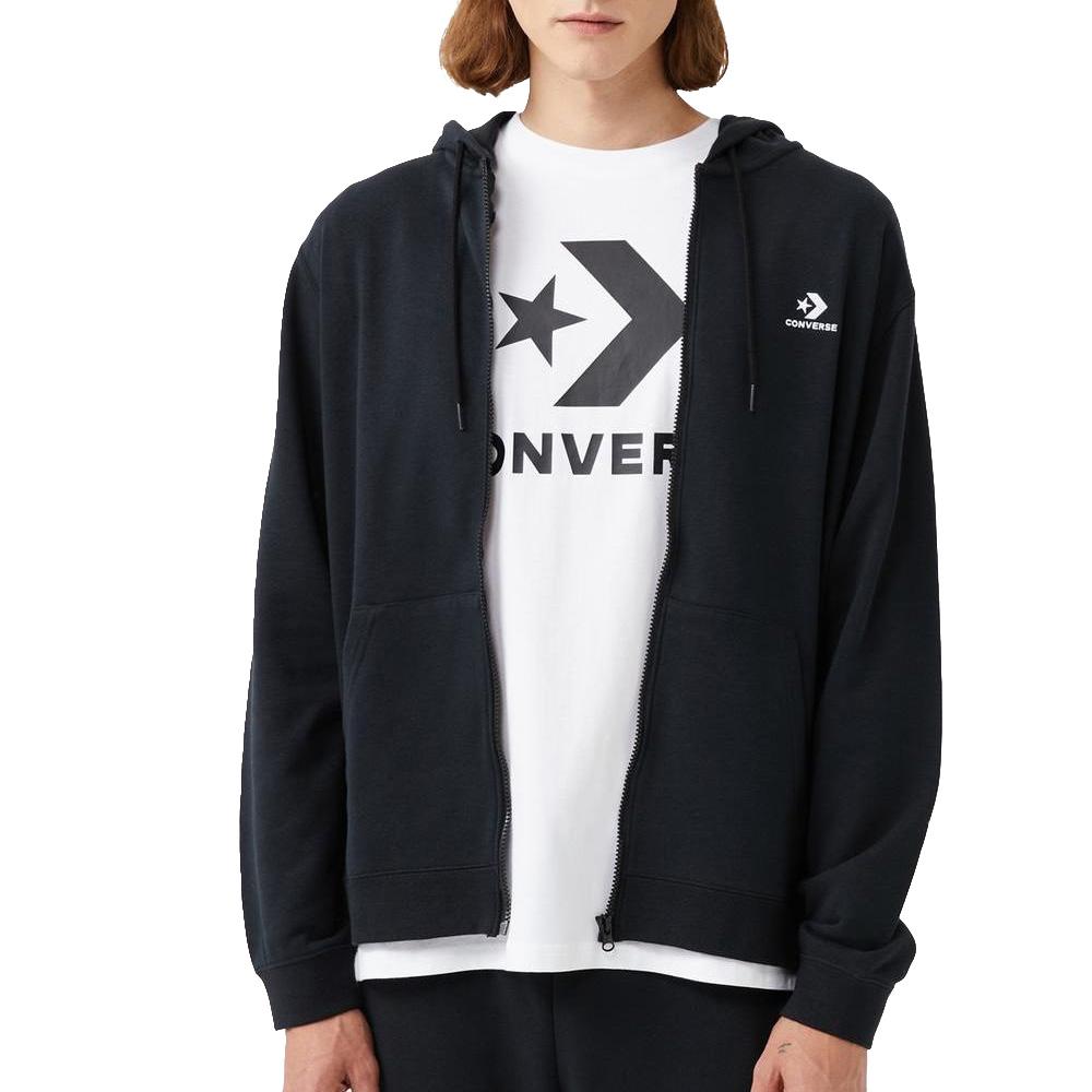 Veste Zippé Noir Homme Converse Classic vue 2