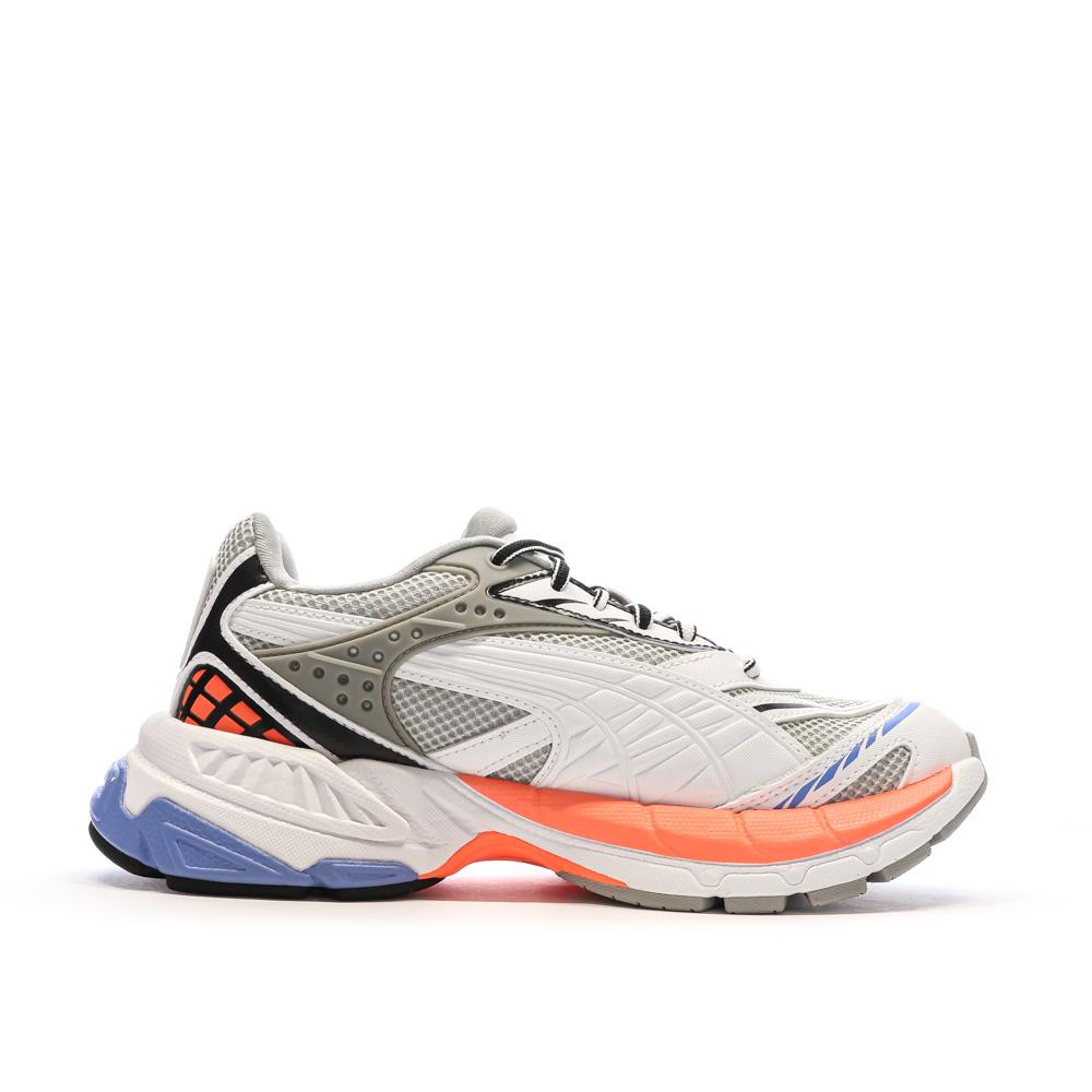 Baskets Noires/Blanc/Orange Homme Puma Velophasis vue 2