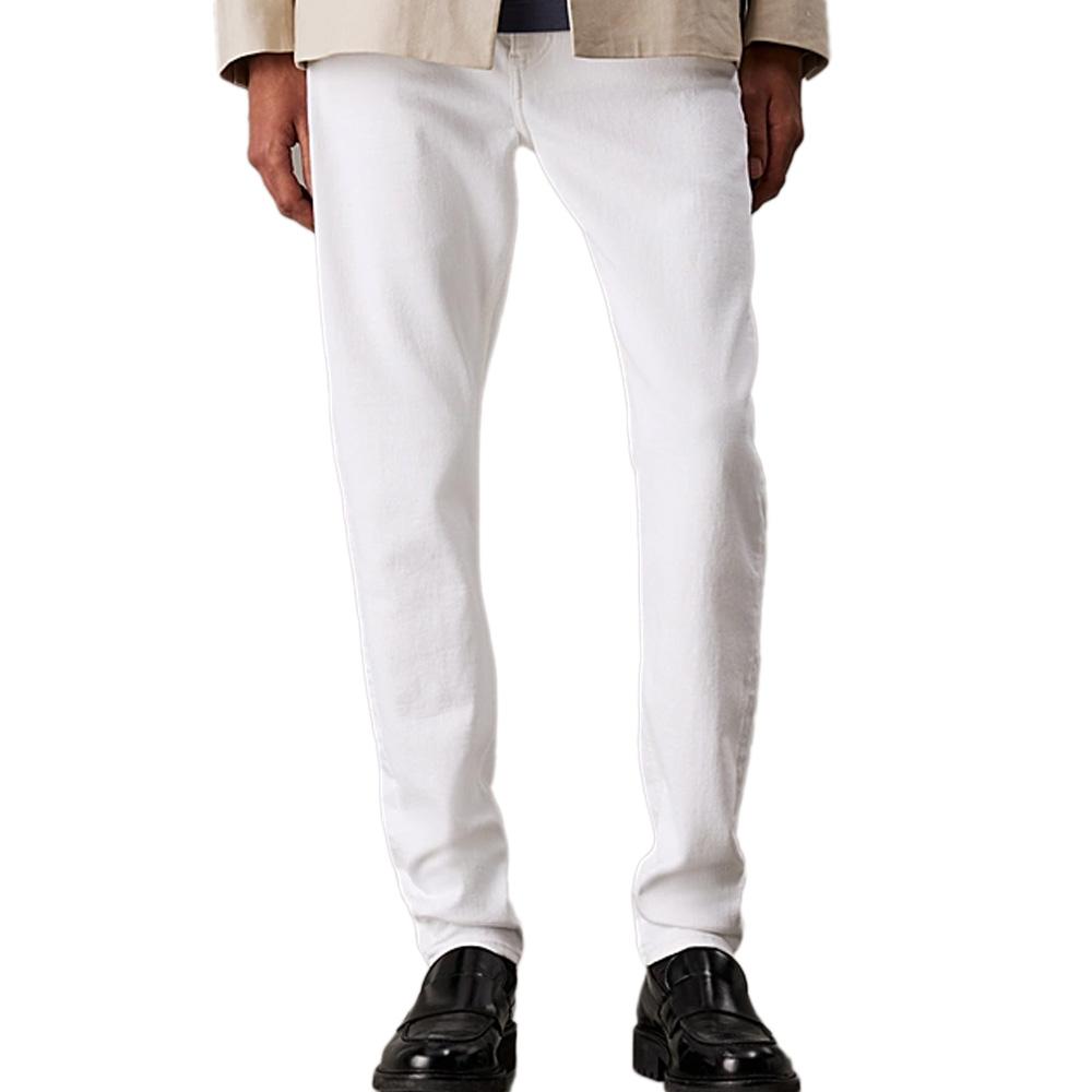 Jean Blanc Slim Homme Calvin Klein Jeans Light pas cher