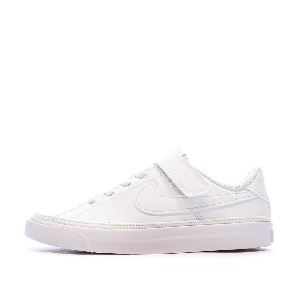 Baskets Blanches Fille Nike Court Legacy pas cher