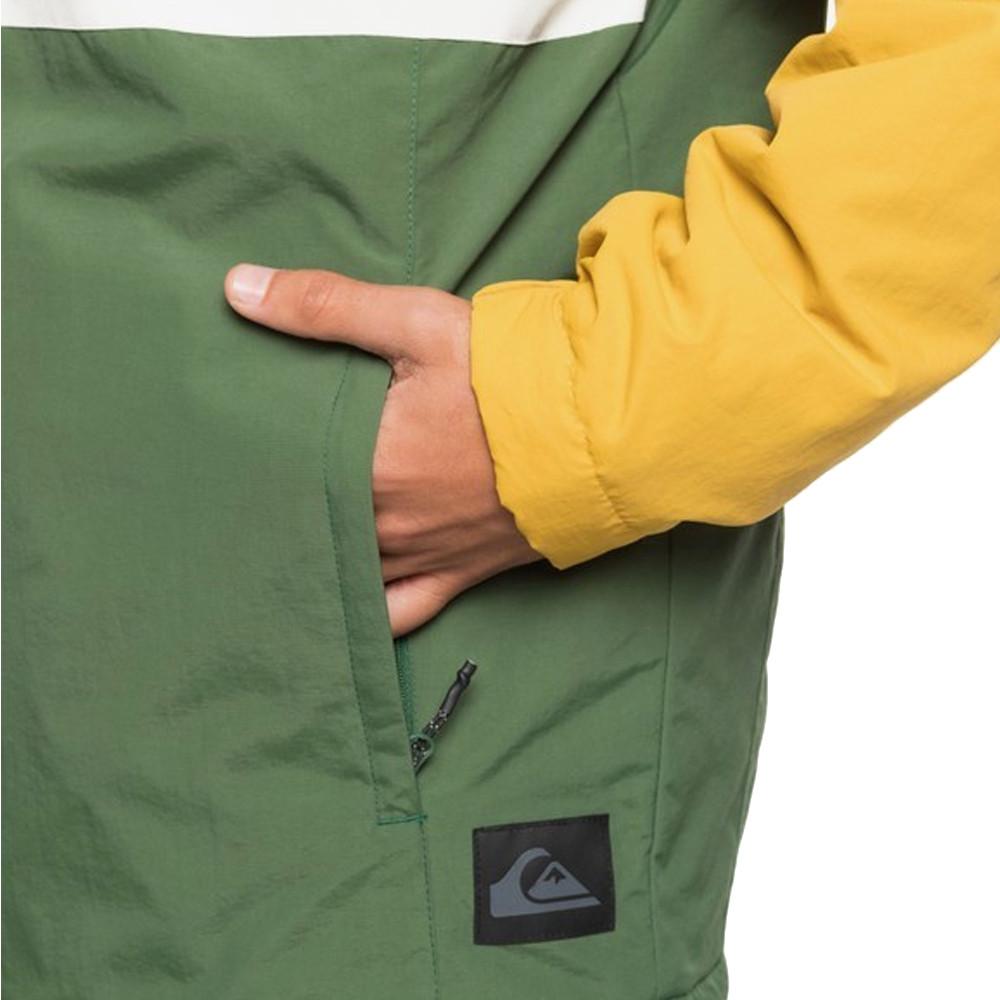 Blouson Vert/Jaune homme Quiksilver tazawa vue 3