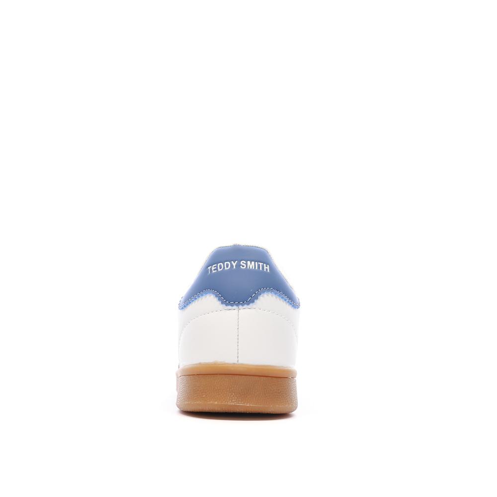 Baskets Blanches/Bleu Femme Teddy Smith 120131 vue 3