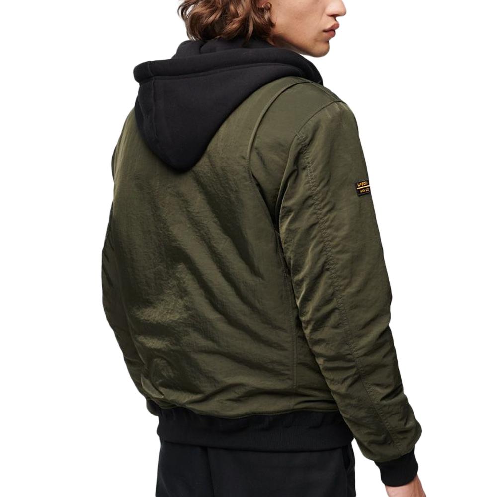 Parka superdry kaki homme best sale