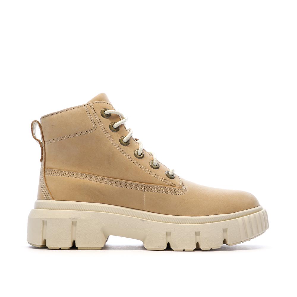 Bottines Beige Femme Timberland Greyfield Mid vue 2