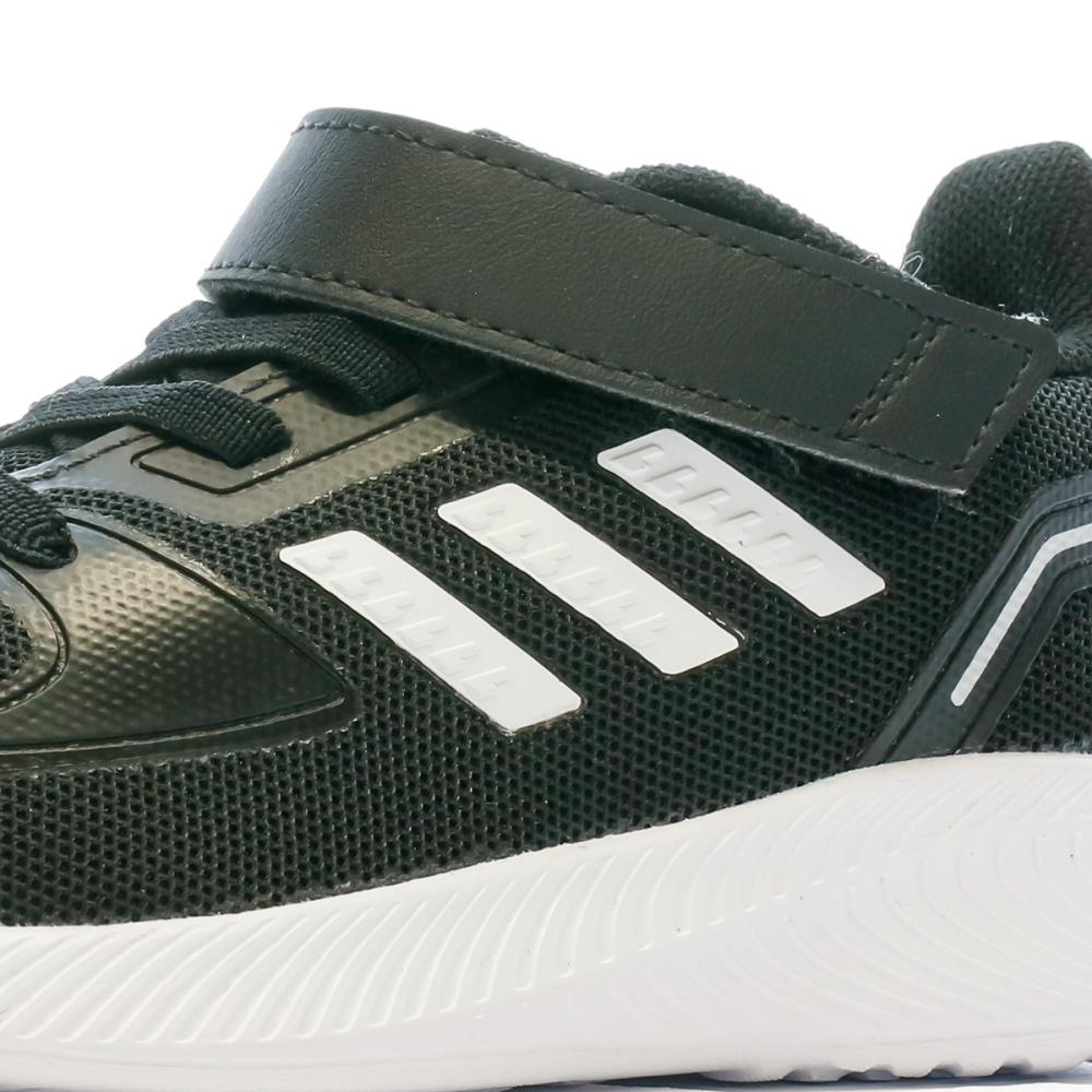 Baskets Noir/Blanc Garçon Adidas Runfalcon vue 7