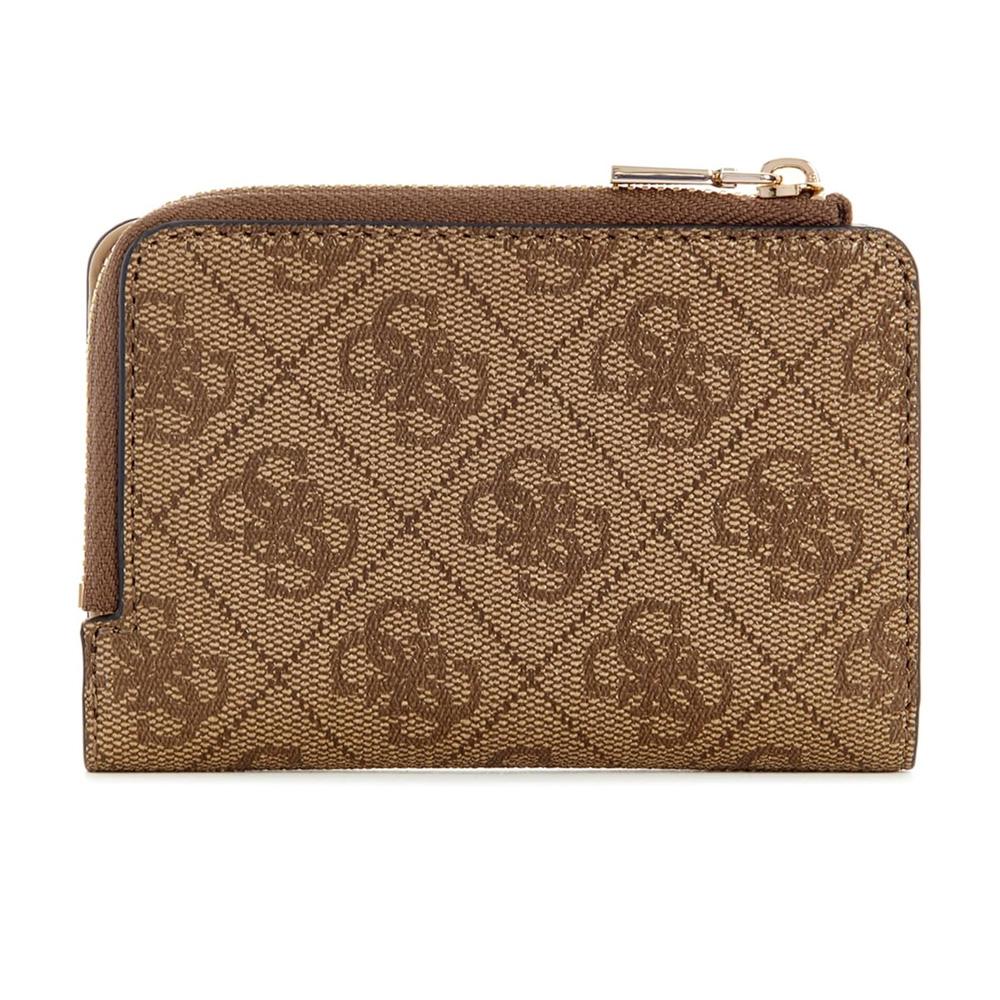 Portefeuille Marron Femme Guess Laurel Slg Zip vue 3
