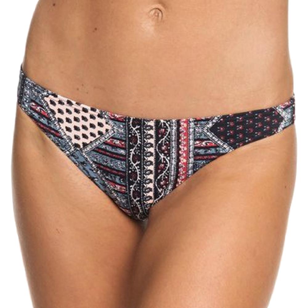 Bas de Bikini Noir/Rose Femme Roxy Romantic Senses pas cher