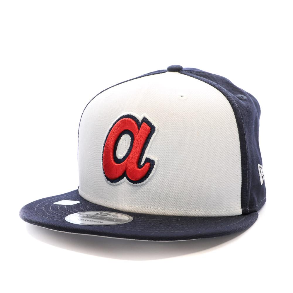Casquette Marine/Blanc/Rouge Homme New Era Atlbra pas cher