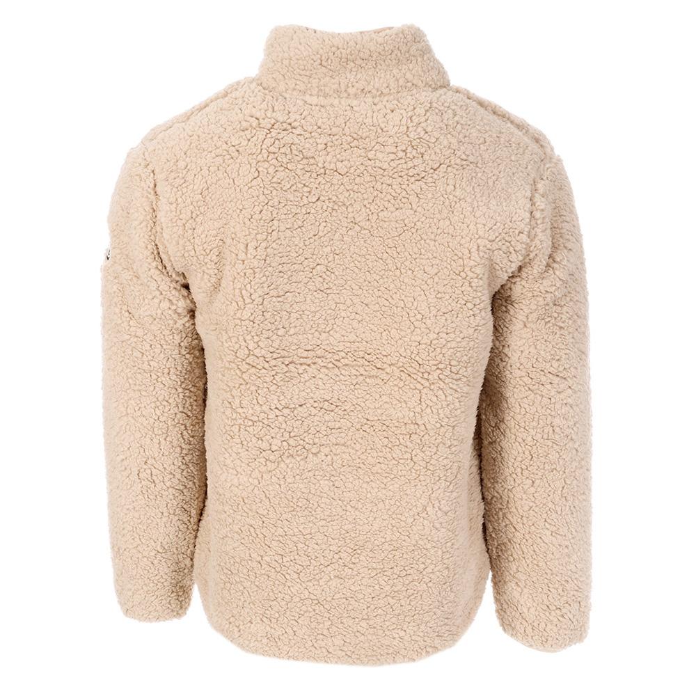 Veste Sherpa Beige Homme Paname Brothers Full Zip vue 2