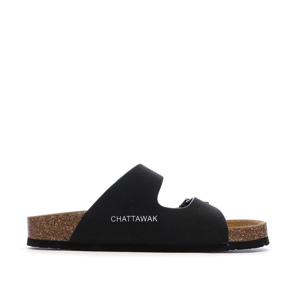 Sandales Noires Femme Chattawak Orphée vue 2