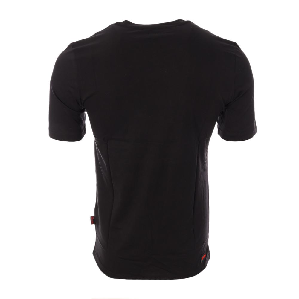 T-shirt Noir Homme Supreme Grip God vue 2