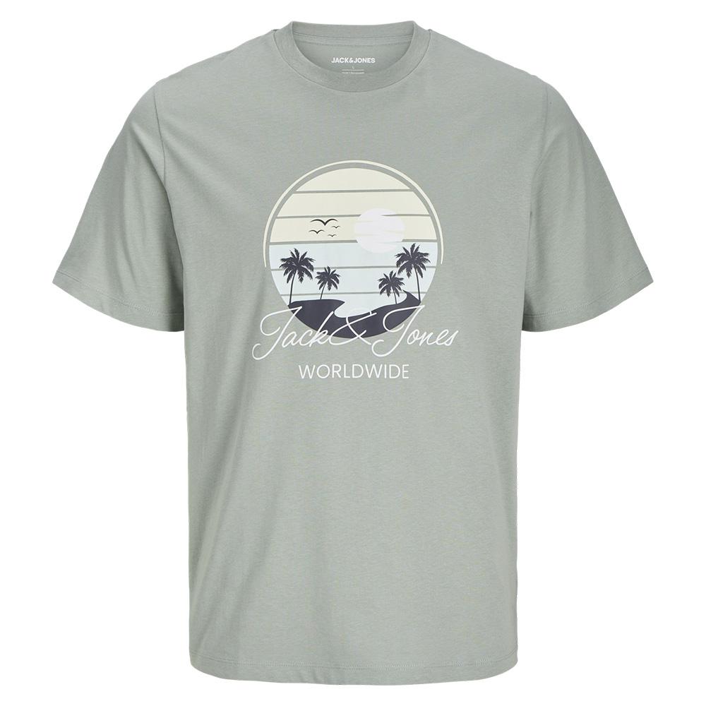 T-shirt Vert Garçon Jack & Jones Palm pas cher