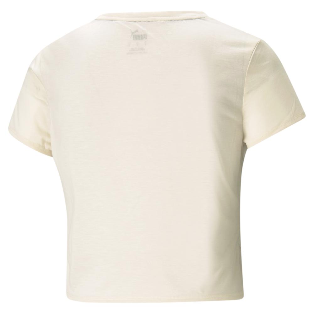 T-shirt Ecru Femme Puma Twisted vue 2