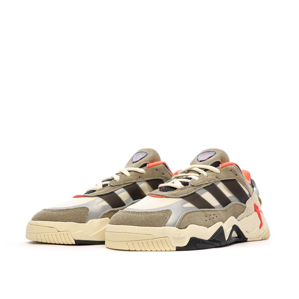Baskets Beige/Kaki Homme Adidas Niteball vue 6