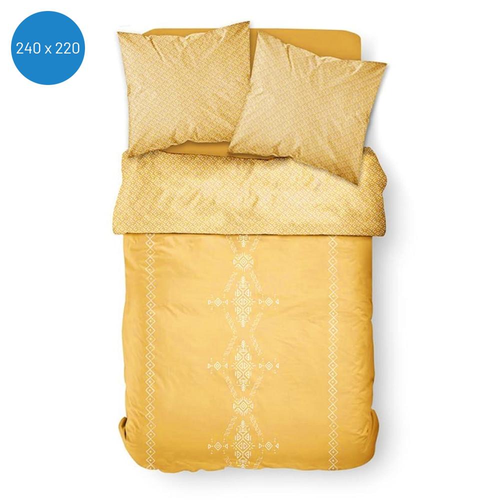 Parure de Lit Jaune 240x220cm Today Coton 57 Fils Sunshine vue 2
