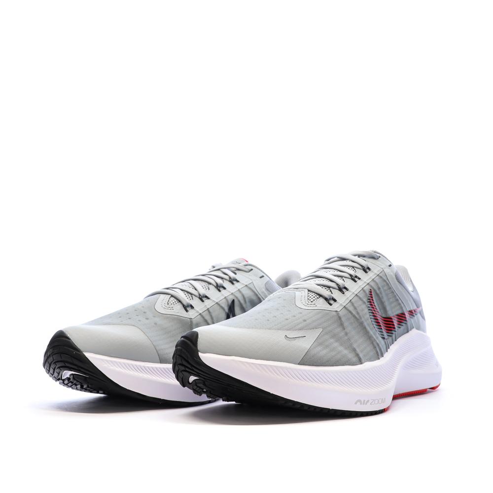 Baskets Grises Homme Nike Zoom Winflo vue 6