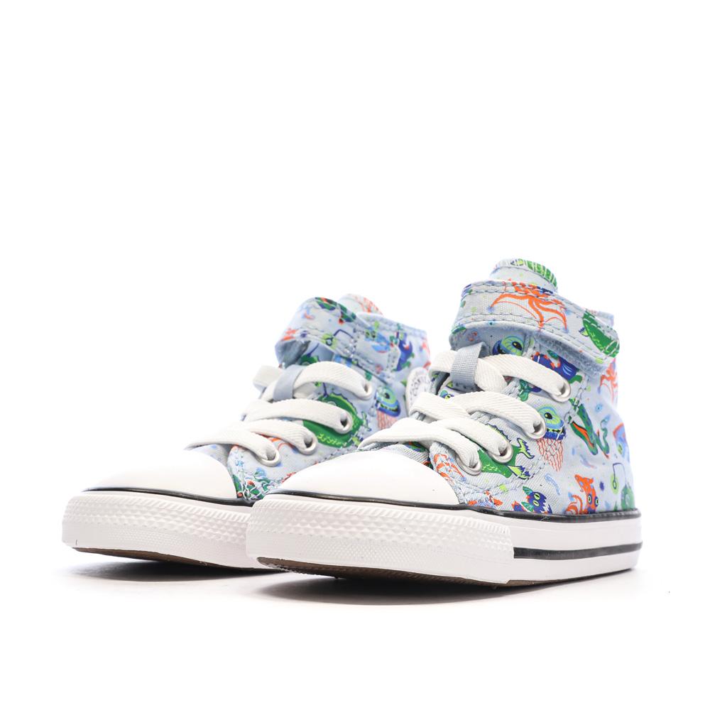 Baskets Bleu Garçon Converse Chuck Taylor All Star vue 6
