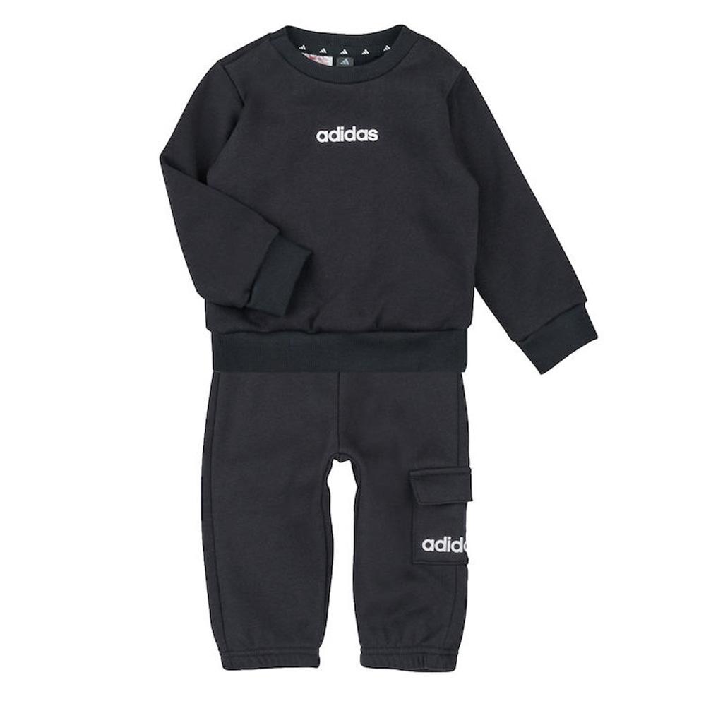 Ensemble Survêtement Noir Garçon Adidas Lin pas cher