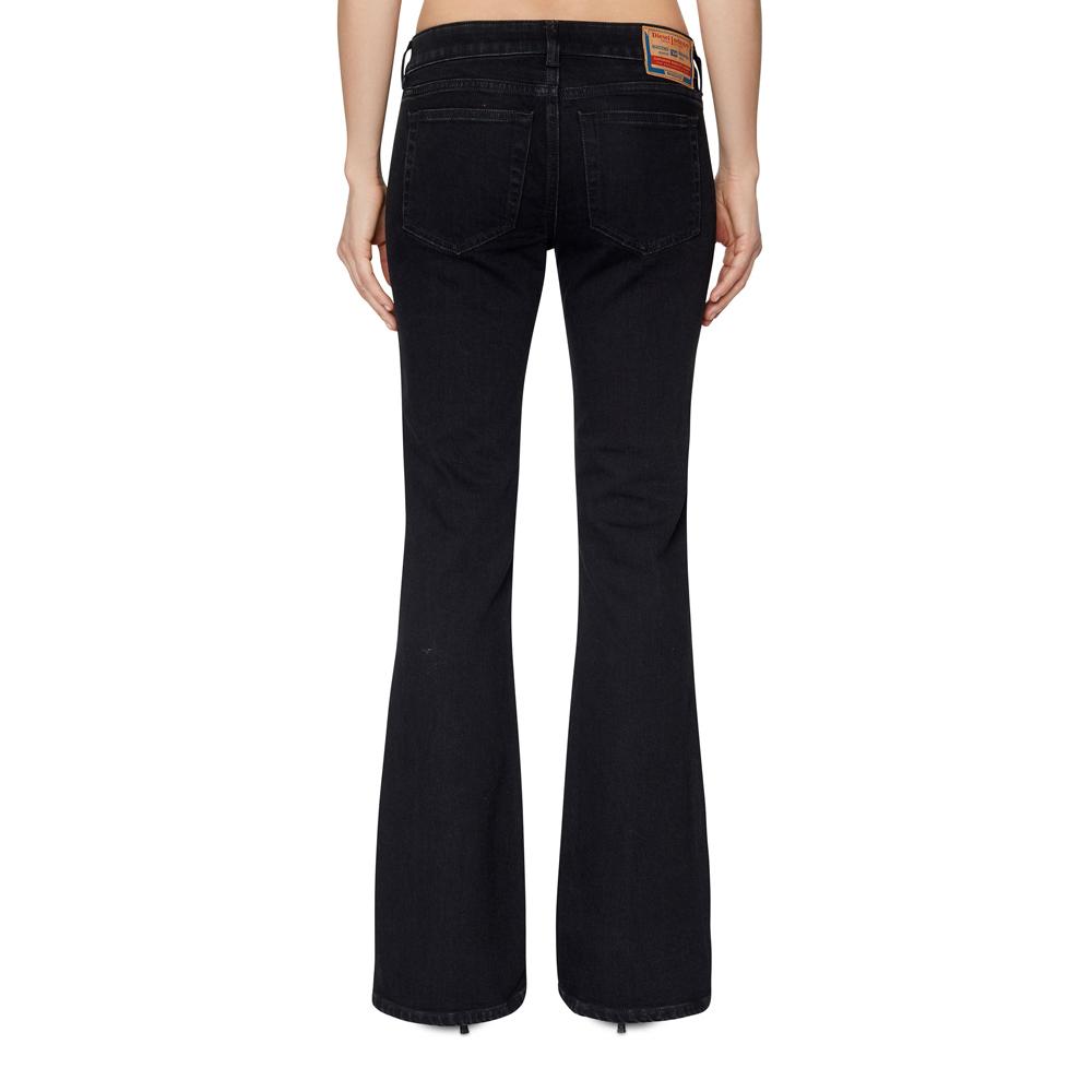 Jean Slim Fit Noir Femme Diesel Pantaloni vue 2