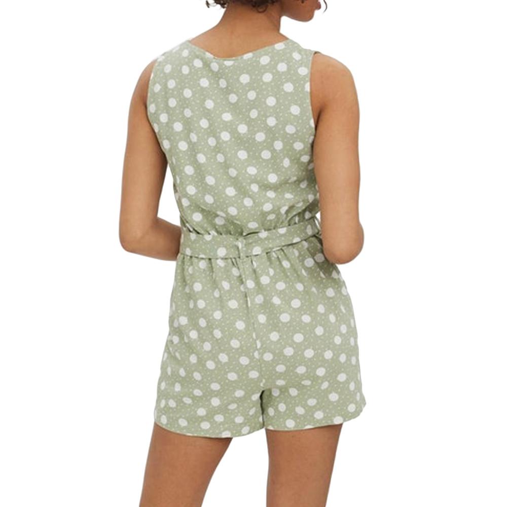 Combi-Short Verte Imprimé Vero Moda ESMILO vue 2