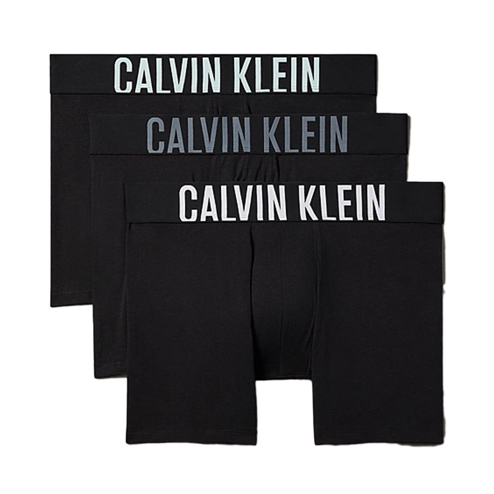 X3 Boxers Noir/Vert Homme Calvin Klein Jeans Boxer Brief pas cher