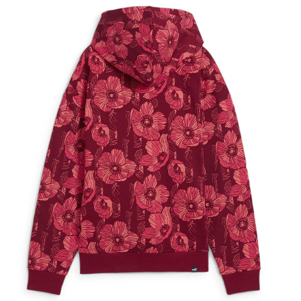 Sweat Rouge/Rose Femme Puma Aop vue 2
